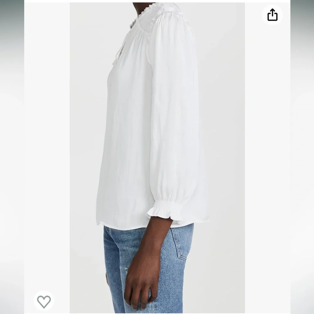 PAIGE Women's Kaylynn Top SIZE XXS NWOT - Picture 5 of 7